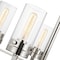 Nuvo Intersection 5-Light Chandelier - Polished Nickel with Clear Glass 60/7635 - alternate 3